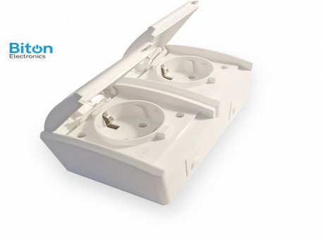Biton Electronics Šuko dupla dvopolna priključnica OG IP44 502