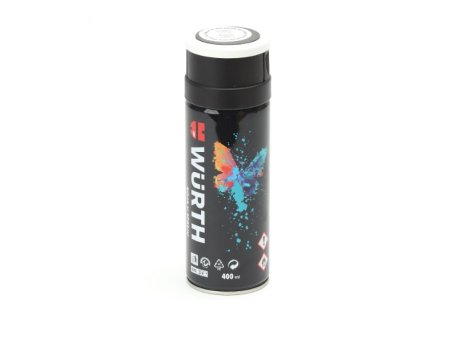 WURTH Boja u spreju, BELI mat RAL9010, 400ml