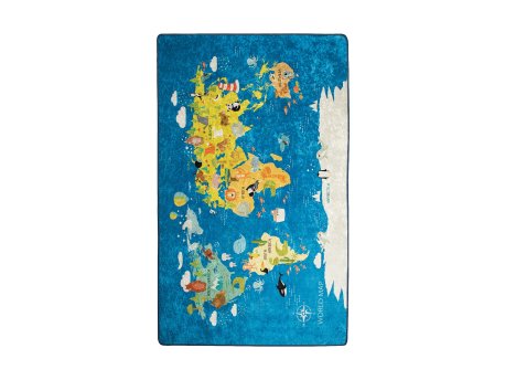 Conceptum Hypnose Tepih (100 x 160) World Map