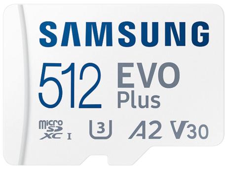 SAMSUNG 512GB MB-MC512SA/EU EVO Plus SDXC memorijska kartica sa adapterom