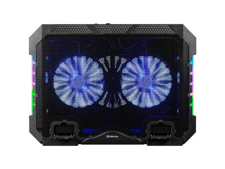 DEFENDER Postolje za laptop NS-502 17 /2xUSB/RGB/2 ventilatora