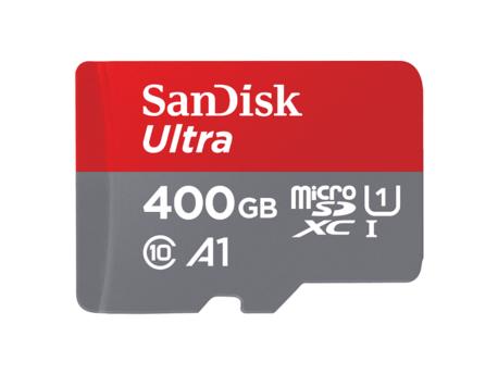SANDISK SDXC 400GB Ultra Android Mic.100MB/s A1Class10 UHS-I +Adap.