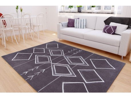 Conceptum Hypnose Tepih (75 x 230) Ada Gonul Chenille Black AL 297