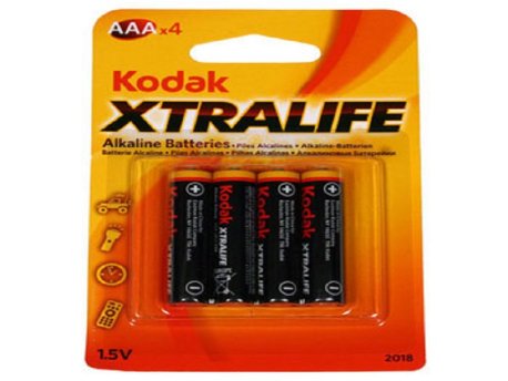 KODAK KODAK Alkalne baterije (XTRALIFE) AAA/4kom