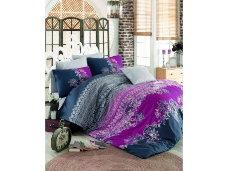 L`ESSENTIEL MAISON Ranforce posteljina (200x220) Azra Fuchsia