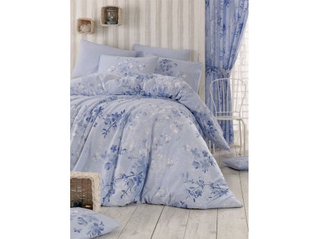 L`ESSENTIEL MAISON Ranforce posteljina (200x220) Elena Blue