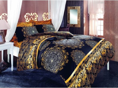 L`ESSENTIEL MAISON Ranforce posteljina (200x220) Osmanlı Yellow