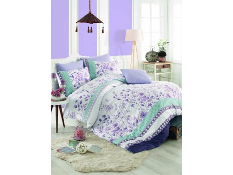 L`ESSENTIEL MAISON Ranforce posteljina (200x220) Sudenaz Lilac