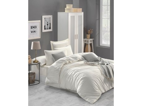 L`ESSENTIEL MAISON Ranforce posteljina (200x220) Fresh Color Ecru