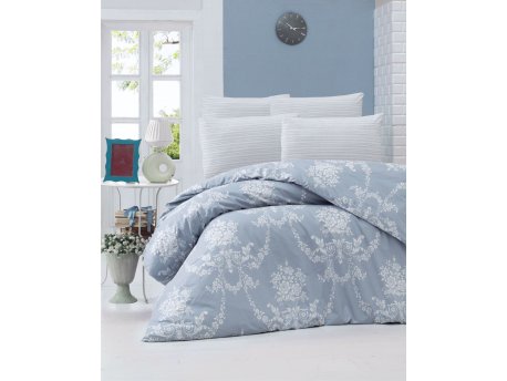 L`ESSENTIEL MAISON Ranforce posteljina (200x220) Gloria Blue
