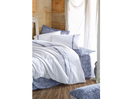 L`ESSENTIEL MAISON Ranforce posteljina (200x220) Delmor Dark Blue