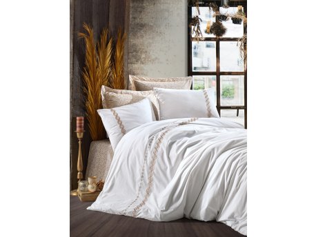 L`ESSENTIEL MAISON Ranforce posteljina (200x220) Ines Beige