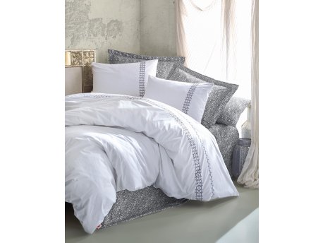 L`ESSENTIEL MAISON Ranforce posteljina (200x220) Paola Grey