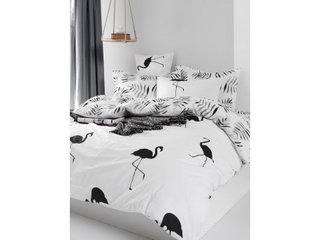 L`ESSENTIEL MAISON Ranforce posteljina (200x220) Hope Black