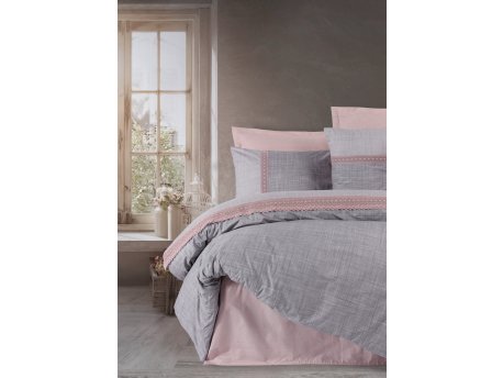 L`ESSENTIEL MAISON Ranforce posteljina (200x220) Hazel Dusty Rose