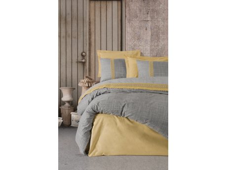 L`ESSENTIEL MAISON Ranforce posteljina (200x220) Hazel Mustard