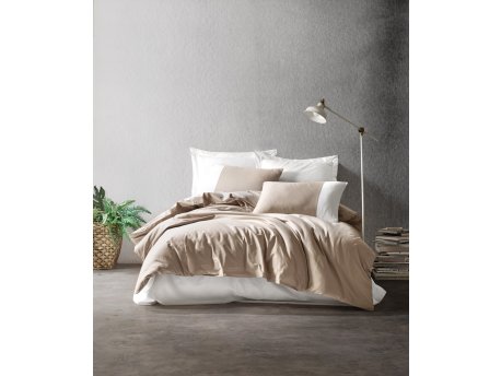L`ESSENTIEL MAISON Ranforce posteljina (200x220) Plain Mink Cream