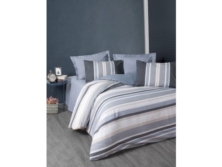 L`ESSENTIEL MAISON Ranforce posteljina (200x220) Agatha Grey