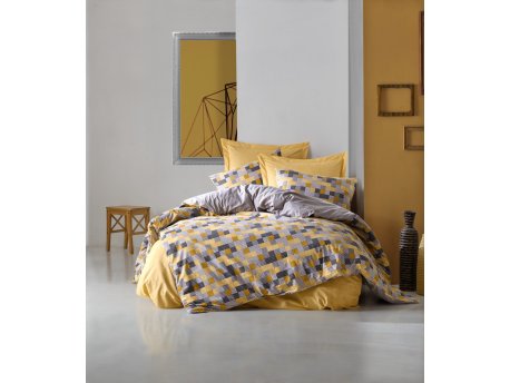 L`ESSENTIEL MAISON Ranforce posteljina (200x220) Elon Yellow
