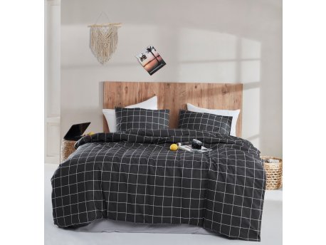 L`ESSENTIEL MAISON Ranforce posteljina (200x220) Piga Black