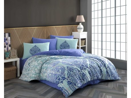 L`ESSENTIEL MAISON Ranforce posteljina (200x220) Desire Turquoise