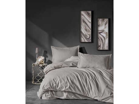 L`ESSENTIEL MAISON Satenska posteljina (200x220) Stripe Beige