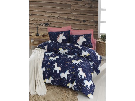 L`ESSENTIEL MAISON Komplet posteljina (200x220) Magic Unicorn Dark Blue