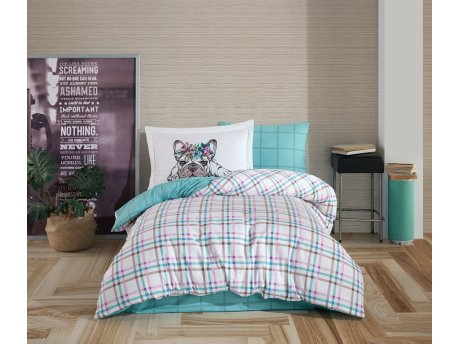 L`ESSENTIEL MAISON Poplin posteljina (160 x 220) Monart Green