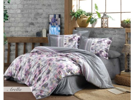 L`ESSENTIEL MAISON Poplin posteljina (200 x 220) Arella Lilac