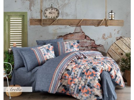 L`ESSENTIEL MAISON Poplin posteljina (200 x 220) Arella Orange