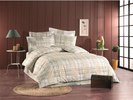 L`ESSENTIEL MAISON Poplin posteljina (200 x 220) Escale Green