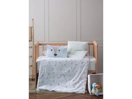 L`ESSENTIEL MAISON Ranforce posteljina za bebe Roe Mint