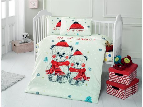 L`ESSENTIEL MAISON Ranforce posteljina za bebe Snow