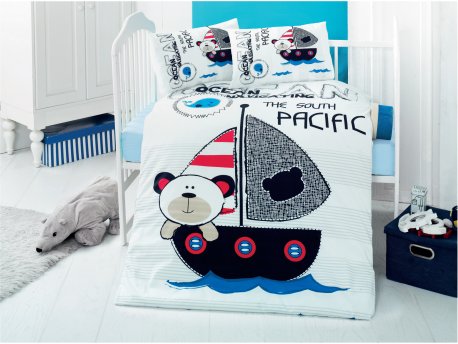 L`ESSENTIEL MAISON Ranforce posteljina za bebe Pacific