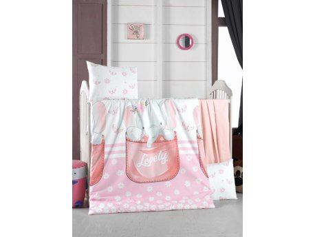 L`ESSENTIEL MAISON Ranforce posteljina za bebe Lovely