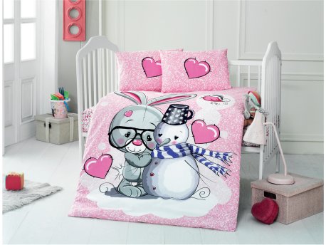 L`ESSENTIEL MAISON Ranforce posteljina za bebe Love