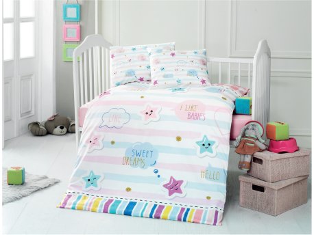 L`ESSENTIEL MAISON Ranforce posteljina za bebe Dream