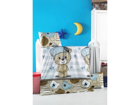 L`ESSENTIEL MAISON Ranforce posteljina za bebe Bear
