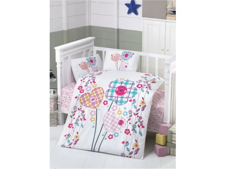 L`ESSENTIEL MAISON Ranforce posteljina za bebe Flower