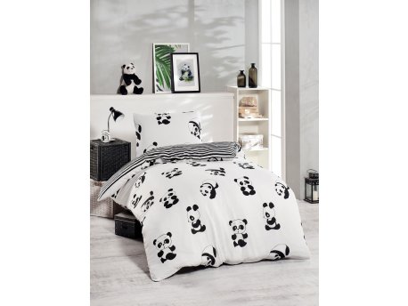 L`ESSENTIEL MAISON Posteljina (140x200) Panda Black