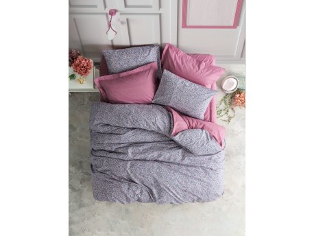 L`ESSENTIEL MAISON Ranforce posteljina (160x220) Penny Dusty Rose