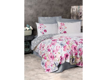 L`ESSENTIEL MAISON Ranforce posteljina (160x220) Carla Grey