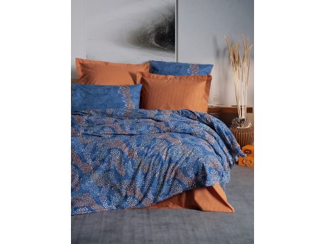 L`ESSENTIEL MAISON Ranforce posteljina (160x220) Tedric Cinnamon