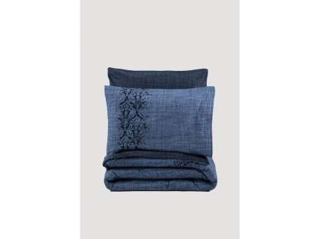 L`ESSENTIEL MAISON Ranforce posteljina (160x220) Sooty Denim Blue