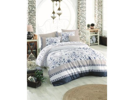 L`ESSENTIEL MAISON Ranforce posteljina (160x220) Sudenaz Blue