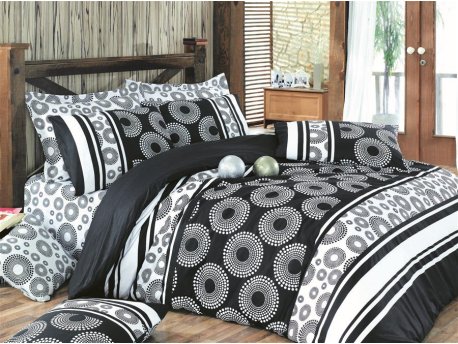 L`ESSENTIEL MAISON Ranforce posteljina (160x220) Sema Black