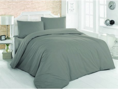 L`ESSENTIEL MAISON Ranforce posteljina (140x200) Dark Grey