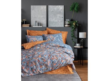 L`ESSENTIEL MAISON Ranforce posteljina (135x200) Alekra Mustard