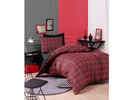 L`ESSENTIEL MAISON Posteljina (140x200) Iskoc Red