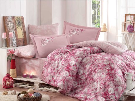 L`ESSENTIEL MAISON Satenska posteljina (200x220) Romina Pink